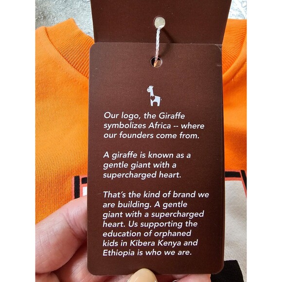 NWT Yema GJH Crop Top in Maasai Mara Women's S Crewneck - Picture 7 of 8